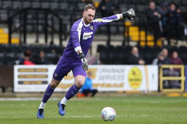 Ross Fitzsimons in action for Notts County